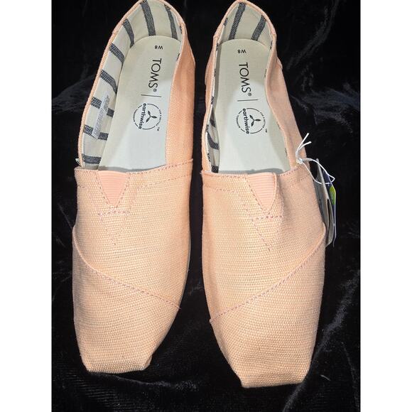 Toms Alpargata Light Orange Heritage Canvas Slip-On Shoes - Women's Size 8 NEW - Picture 2 of 6